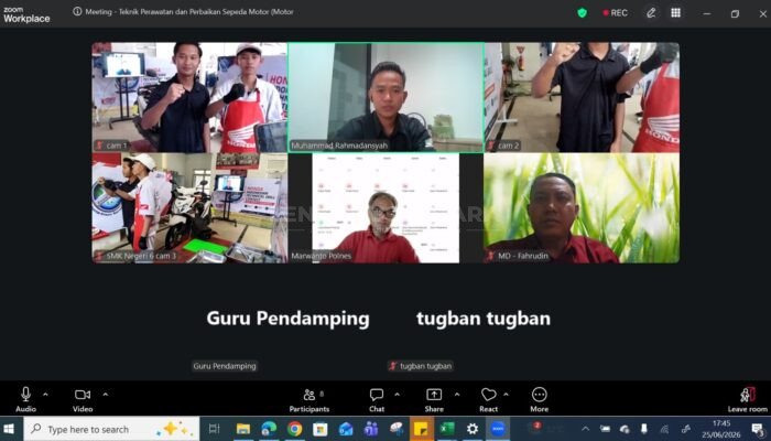 Dukung Penguatan Dunia Vokasi, Astra Motor Kalimantan Timur 2 Kawal LKSN Bidang Perawatan dan Perbaikan Sepeda Motor