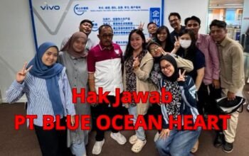 PT Blue Ocean Heart Sampaikan Hak Jawab atas Pemberitaan Dugaan PHK, Tegaskan Perselisihan Masih Proses