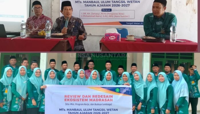 MTs Manbaul Ulum Lakukan Redesain Ekosistem Madrasah Targetkan Lulusan Berakhlak Mulia dan Berdaya Saing Tinggi