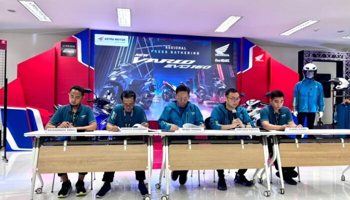 Gelar Regional Press Gathering, Astra Motor Kalimantan Timur 2 Perkenalkan Skutik SportiNew Honda Vario Evo 160