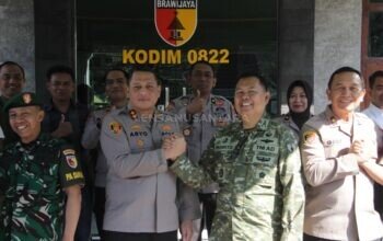 Perkuat Soliditas TNI-Polri, Kapolres Bondowoso Sambangi Kodim 0822 dan Koramil Jajaran