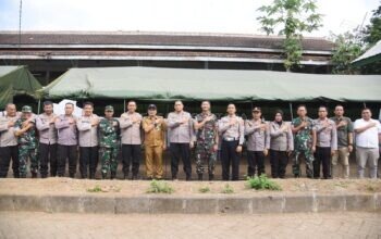 Silaturahmi ke Yon TP 537/Tunggul Wulung, Kapolres Bondowoso Teguhkan Kolaborasi TNI-Polri
