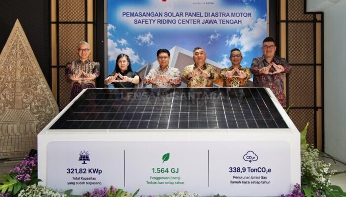 HUT ke-56, Astra Motor Perkuat Pemanfaatan Energi Bersih melalui Solar PV di Astra Motor Safety Riding Center Jawa Tengah