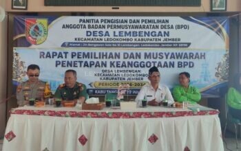 Pemilihan BPD Desa Lembengan Jember Gunakan Sistem Coblos Berlangsung Transparan