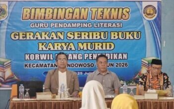 Dibuka Kadispendik, Korwilcam dan KKKS Bondowoso Gelar Bimtek “Gerakan Seribu Buku Karya Murid”
