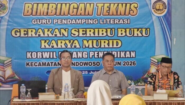Dibuka Kadispendik, Korwilcam dan KKKS Bondowoso Gelar Bimtek “Gerakan Seribu Buku Karya Murid”