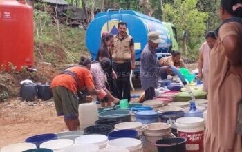 Selama Musim Kemarau, Sebanyak 1.595.200 Liter Air Bersih Disalurkan BPDB Banjarnegara ke Beberapa Kecamatan