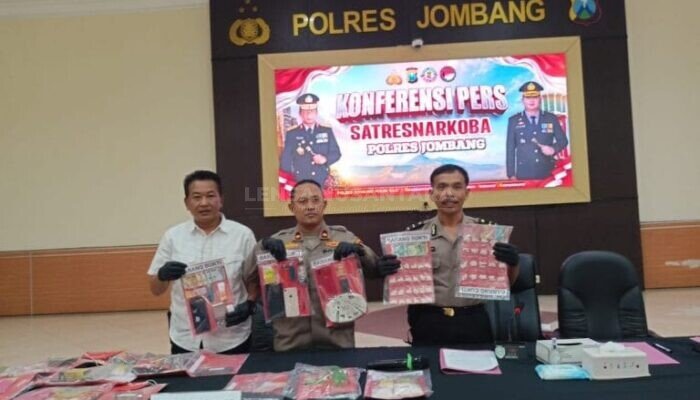 Polres Jombang Ungkap 80 Kasus Narkoba Selama Semester I 2026, 113 Tersangka dan Puluhan Ribu Pil Koplo Diamankan