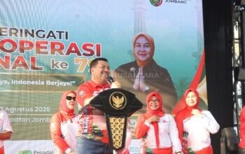 Semarak Dan Sukses Harkopnas ke-79 di Jombang: Ribuan Warga Ikuti Jalan Sehat, Berhadiah 2 Paket Umroh