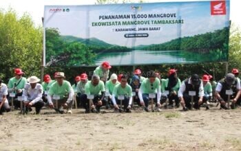 Bangun Rumah Semai Bibit Mangrove, AHM Tumbuhkan Harapan Baru bagi Pesisir Karawang
