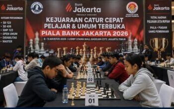 New Bassura Chess Club Gelar Debut Bergengsi Lewat Kejuaraan Catur Cepat Piala Bank Jakarta 2026
