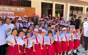 Anak-anak Miangas Senang Sekolah Direvitalisasi Bisa Belajar Lebih Nyaman