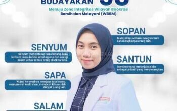 RSUD Pandega Pangandaran, Tingkatkan Pelayanan, Budayakan 5S