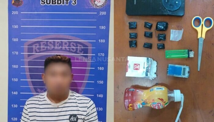 Residivis Narkotika Kembali Ditangkap di Solo, 8 Paket Sabu 10 Gram Disita Polisi