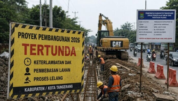 Proyek Pembangunan 2026 di Tangerang Banyak Tertunda, Ini Faktor Penghambatnya