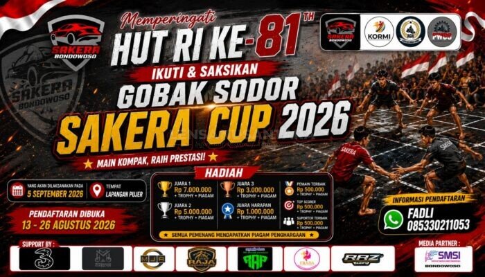 Sakera Cup 2026 Siap Digelar, Gobak Sodor Jadi Ajang Adu Kekompakan dan Prestasi