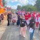 Jalan Santai Semarak HUT RI di Bonto Tangnga, Kapolsek Bontotiro Sampaikan Pesan Kebersamaan