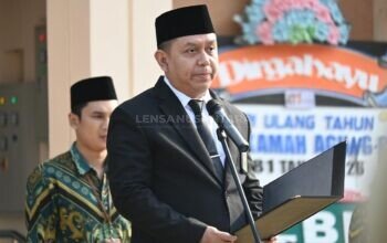 Peringati HUT Mahkamah Agung ke-81, Pengadilan Negeri dan Agama Banjarnegara Upacara Bersama