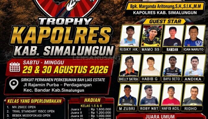 Kurnia Grasstrack & Motocross Piala Kapolres Siap Digelar, Pembalap Jawa dan Aceh Ramaikan Sirkuit Lonsum Bahlias