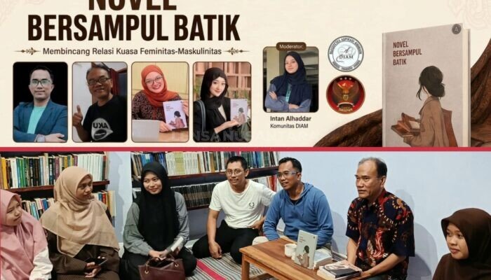 Gandeng Komunitas DIAM, Yayasan DAMPAK Sukses Gelar Bedah “Novel Bersampul Batik”