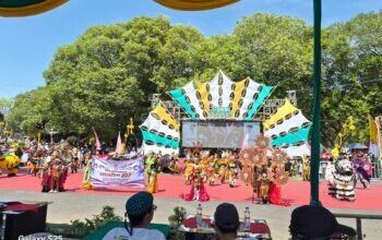 SDN Sukosari 1 Tampil Memukau di Pawai Budaya Hari Jadi Bondowoso ke-207